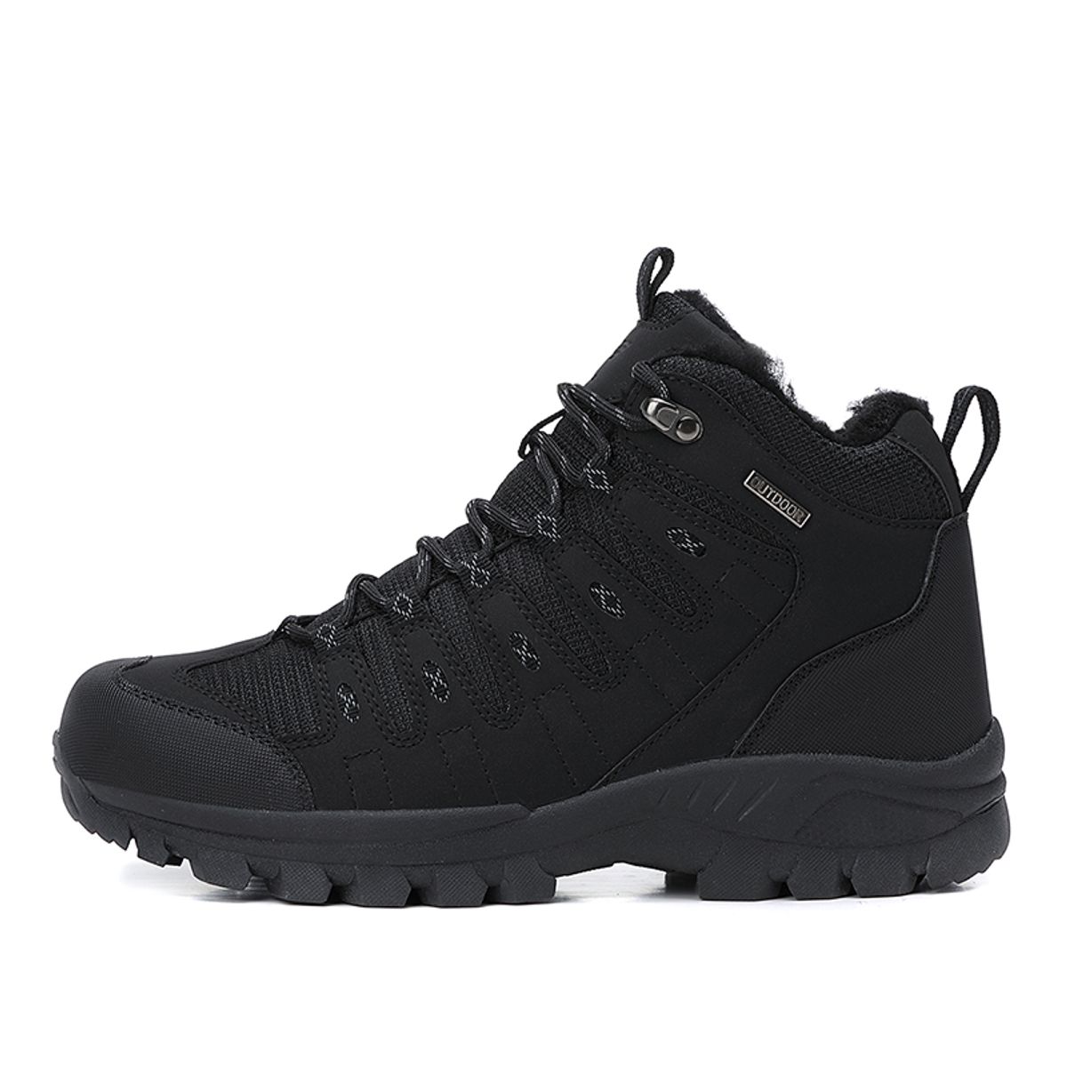 SHANDIAN - zapatos Outdoor Forradas Hombre Negro