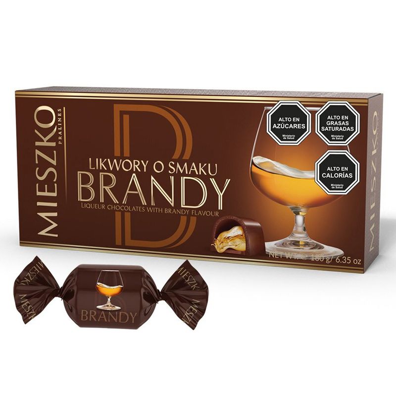 GENERICO - Estuche Bombones Mieszko Relleno con Licor Brandy