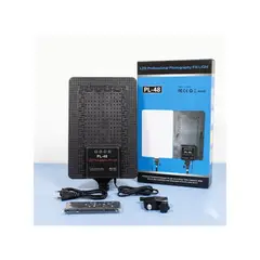 GENERICO - Panel de Iluminación LED Profesional PL-48 con Control Remoto y Temperatura Regulable