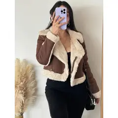 GENERAL - Chaqueta Aviadora Corta con Chiporro Interior - Luna Boutique
