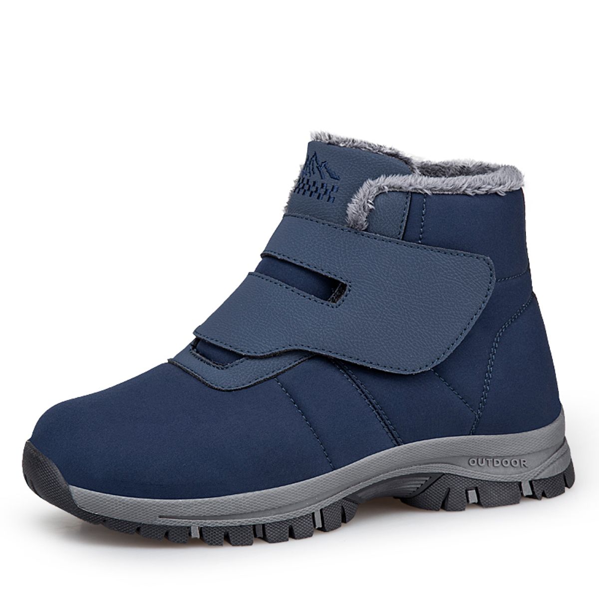 SHANDIAN - Botines Outdoor Forrados Hombre Negro