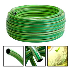 HOMEBRANDT - Manguera Riego Jardin 50m 3/4 P 2.0 mm Reforzada Proteccion Uv