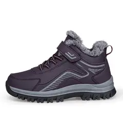 SHANDIAN - Zapatillas Outdoor Forrados Mujer Morado