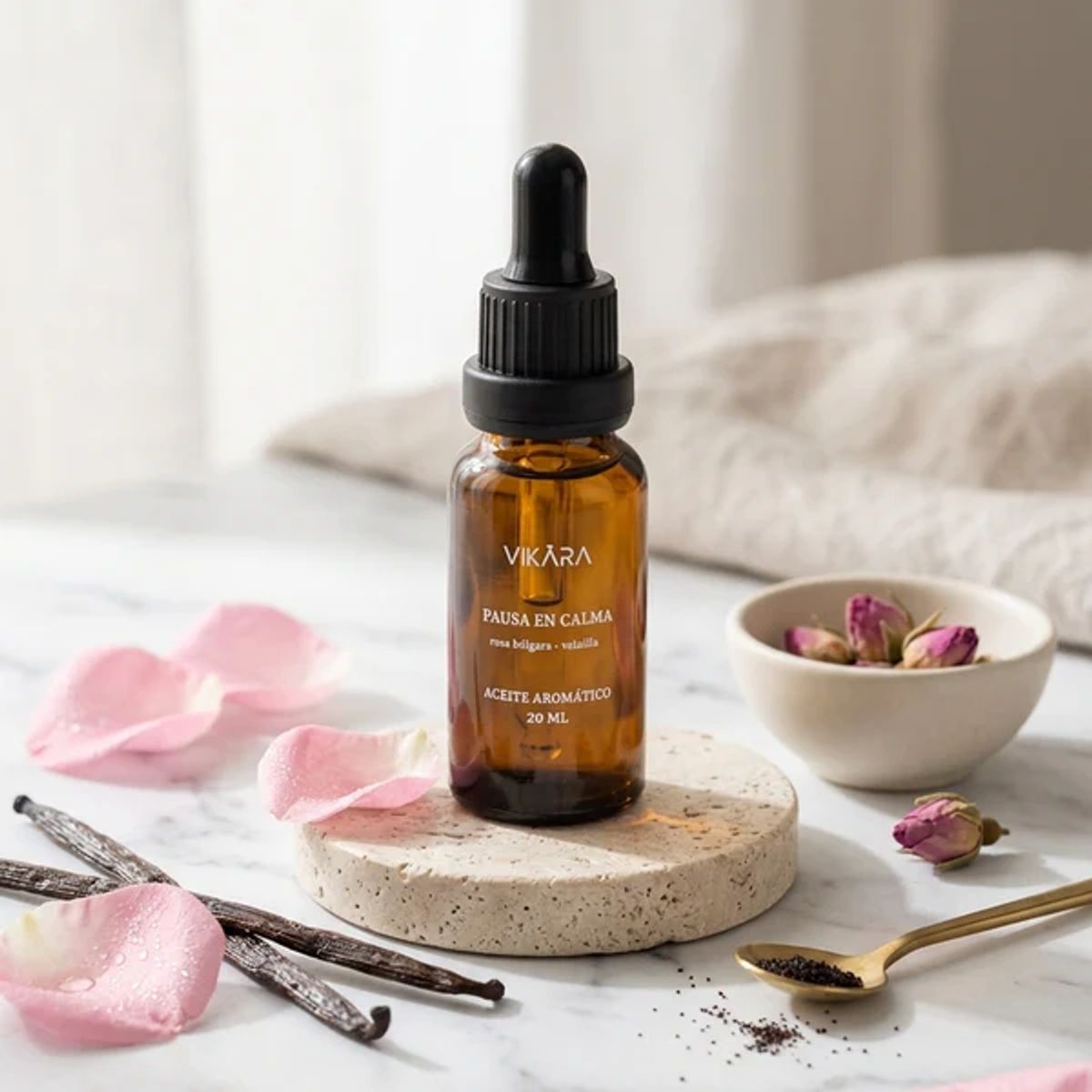 VIKARA - Aceite Aromático Pausa Tropical Aroma Mango y Frambuesa