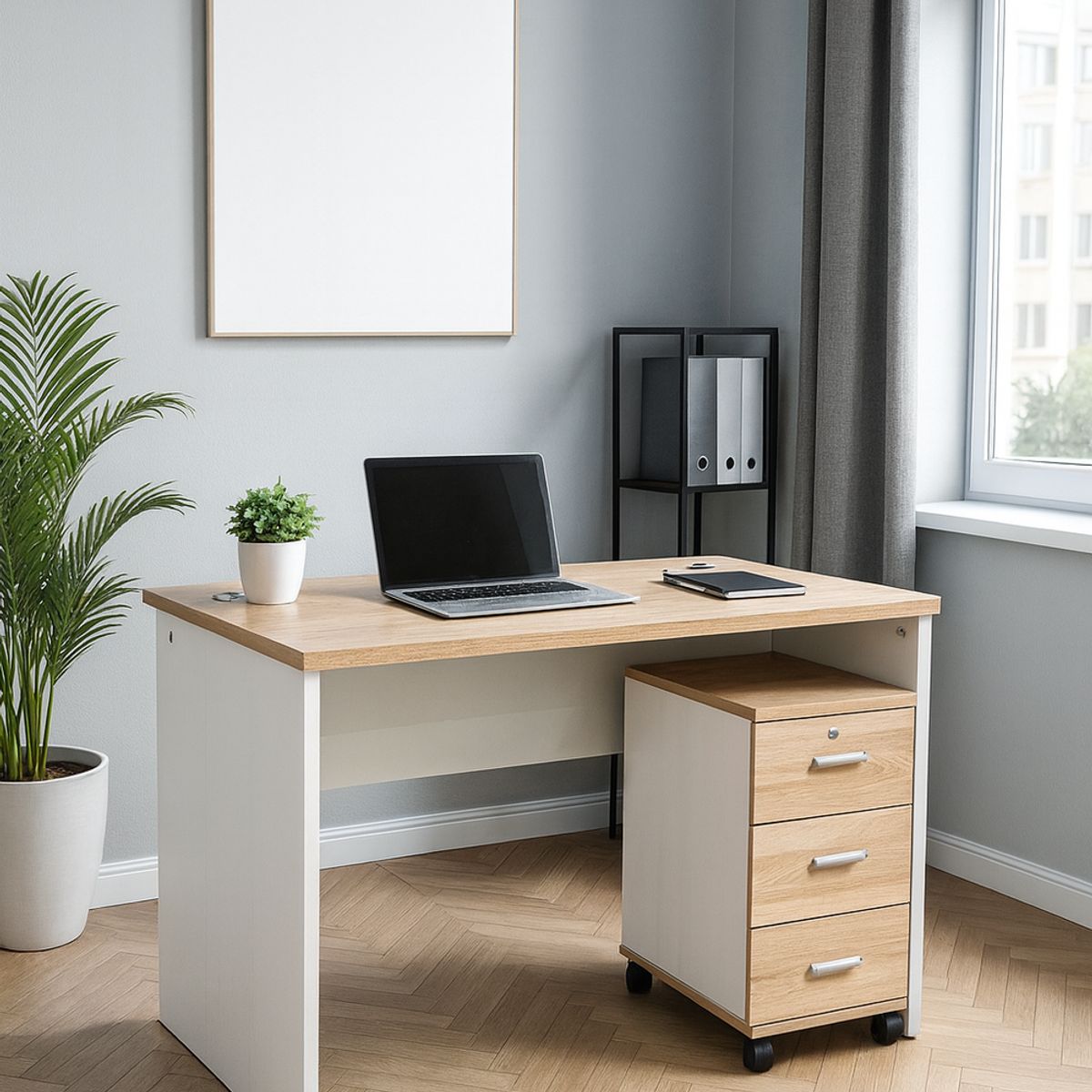 COSAS CASA - Escritorio de Oficina Mesa de Trabajo Con Cajonera