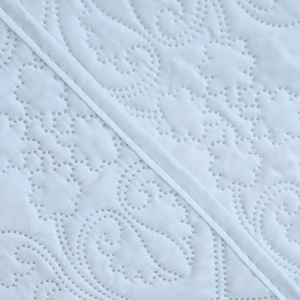 MASHINI - Quilt Microfibra 2 Plazas Portugal Celeste