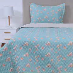 MASHINI - Quilt Microfibra Estampado 1.5P Barraquita