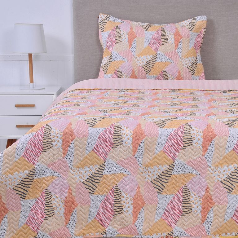 Quilt Microfibra Estampado 1.5 Plazas Cayey