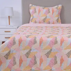 MASHINI - Quilt Microfibra Estampado 1.5 Plazas Cayey