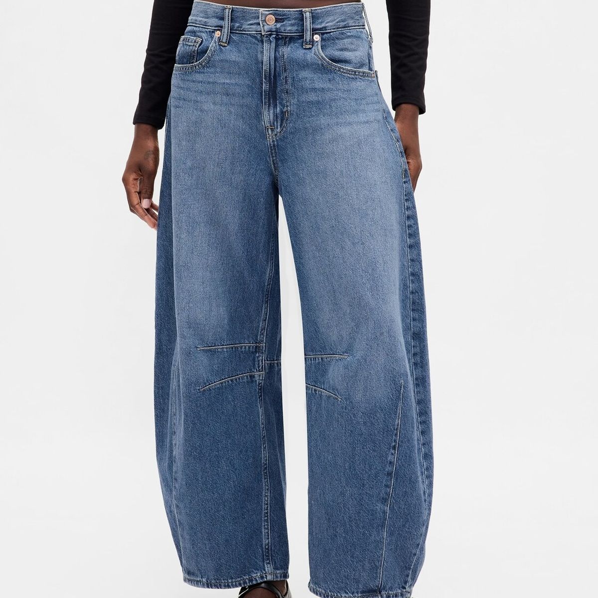 GAP - Jeans Mujer Gap Horseshoe Azul