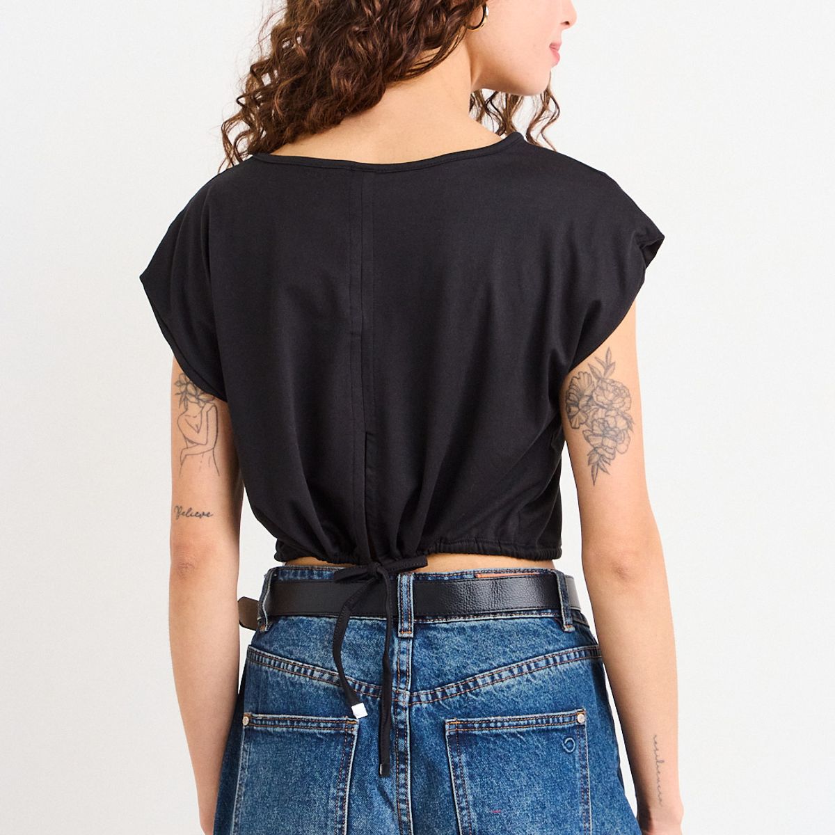 IO - Polera Lisa Mujer Negro Io