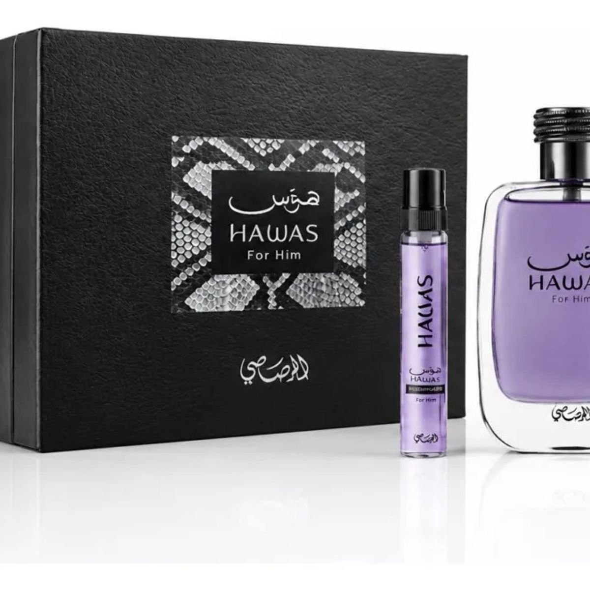 RASASI - Set Rasasi Hawas For Him Edp 100 Ml + Edp 10 Ml + Gel 60Ml