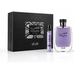 RASASI - Set Hawas For Him Edp 100 Ml + Edp 10 Ml + Gel 60Ml