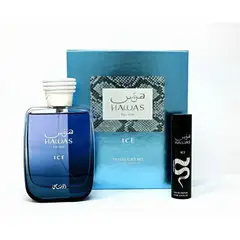 RASASI - Set Perfume Árabe Hawas For Ice EDP 100 Ml + EDP 8Ml