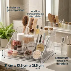 ARMONIA - Organizador de 5 niveles Articulos Baño 781