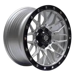GENERICO - Set 4 Llantas 17x8.5 6X139 Et20 WOLF MS-LMB-CR
