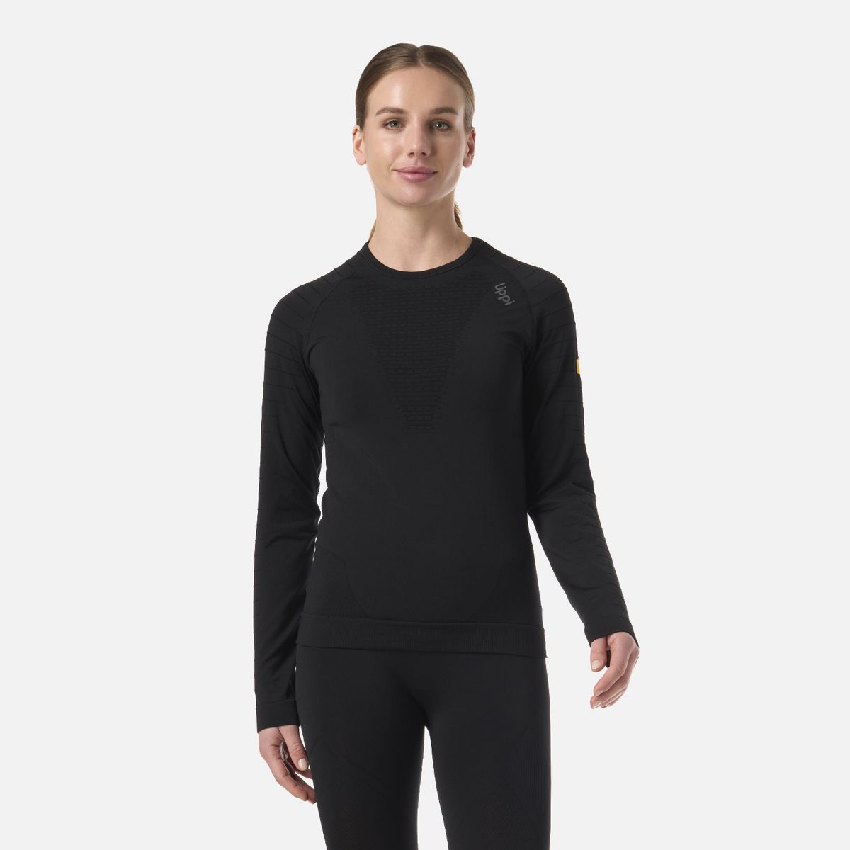 LIPPI - Primera Capa Mujer Skintec Active Warm Top Negro Lippi
