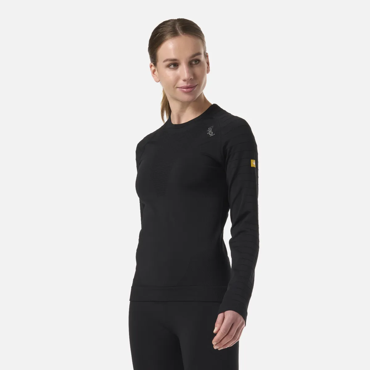 LIPPI - Primera Capa Mujer Skintec Active Warm Top Negro Lippi