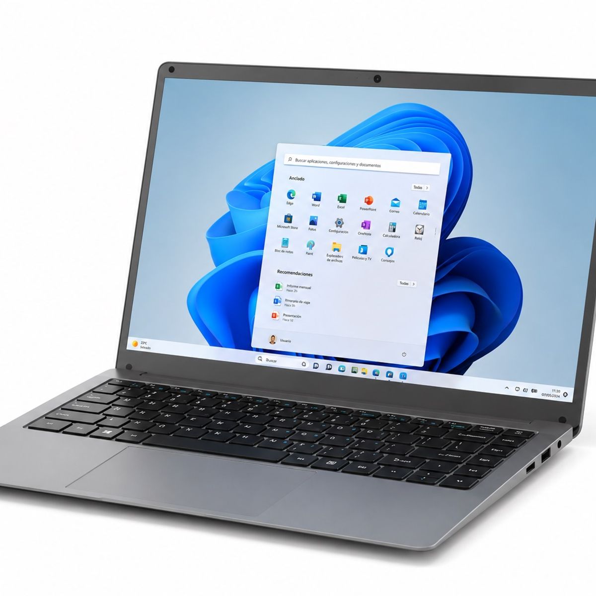 STARTECHOFFICE - Notebook 14 Pulgadas Intel N3350 6GB RAM 128GB SSD Windows 10 Pro Laptop Portátil WIFI