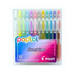 PILOT - Lápices Tinta Gel 0.7mm Pop'lol Set De 12