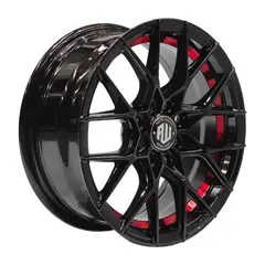 GENERICO - Set 4 Llantas 14x6 4X100/4X114 Et35 DAIYA B-UC-Red