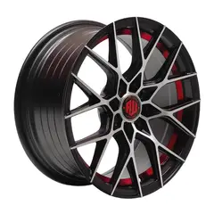 GENERICO - Set 4 Llantas 14x6 4X100/4X114 Et35 DAIYA MBM-UC-Red