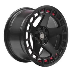GENERICO - Set 4 Llantas 15x7 4X100/4X114 Et35 AMERICA MB-UC-RED