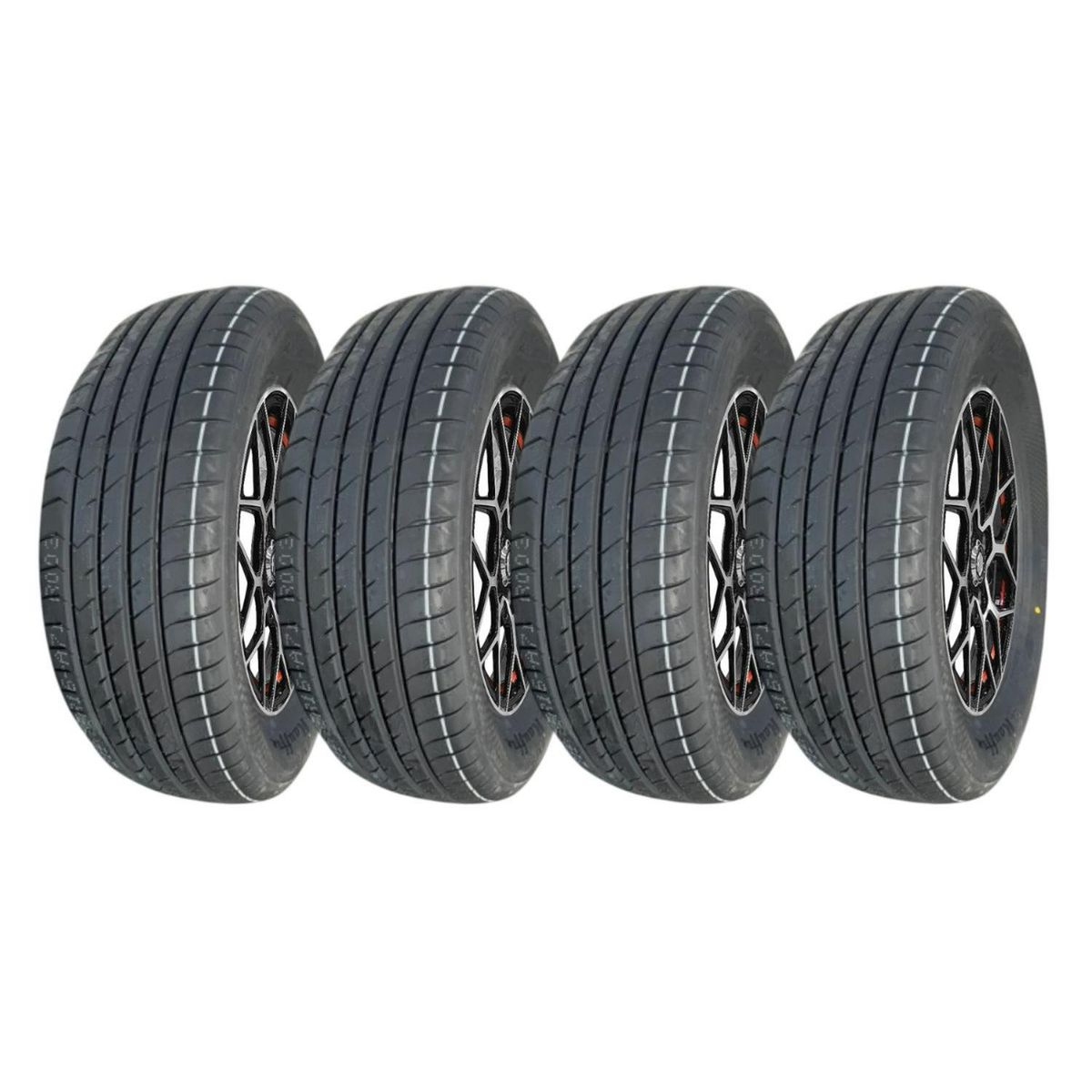 GENERICO - Set 4 Neumáticos 195/55R16 91V ASTRAR R2 Rauffan PR H/T (XL) CHN