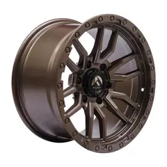 GENERICO - Set 4 Llantas 17x9 6X139 Et-5 REBEL6 MBRNZ