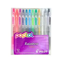 PILOT - Lápices Tinta Gel 0.7mm Pop'lol Set De 12