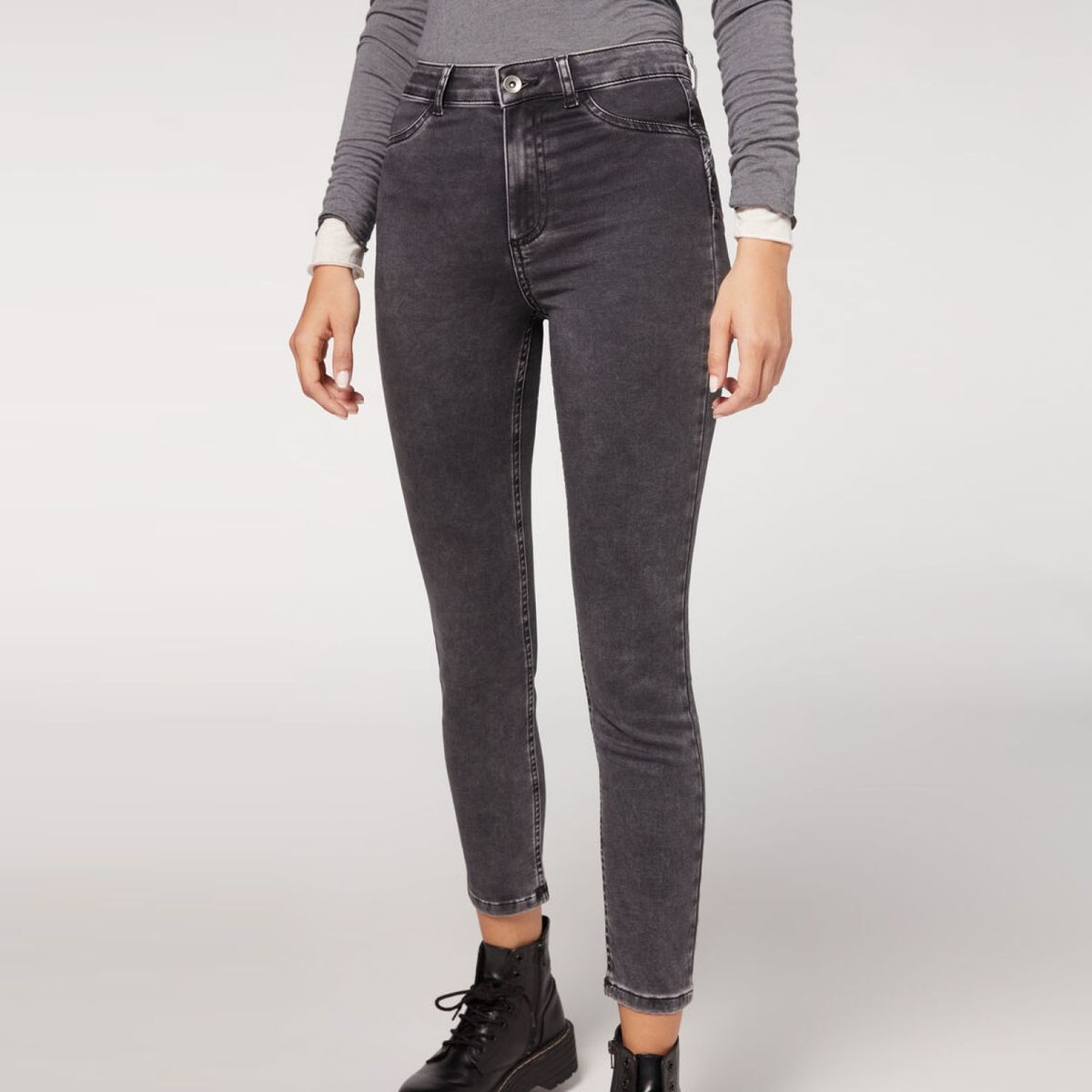 CALZEDONIA - Calzedonia Jeans Efecto Push-Up Suaves Al Tacto