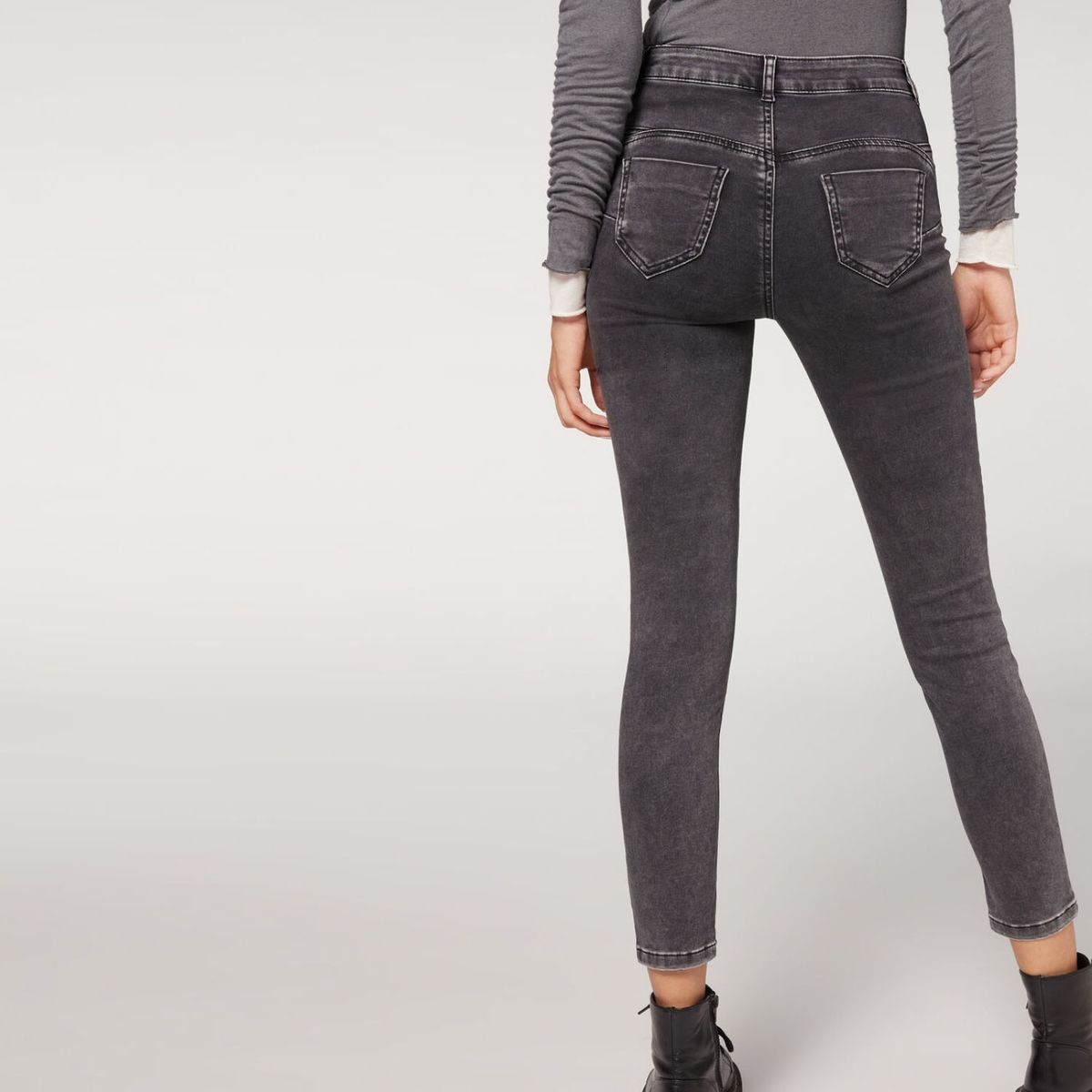 CALZEDONIA - Calzedonia Jeans Efecto Push-Up Suaves Al Tacto