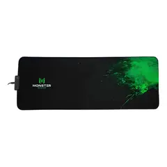 GENERICO - Pad Mouse Rgb Monster Xtreme Xl 80cm X 30cm Negro