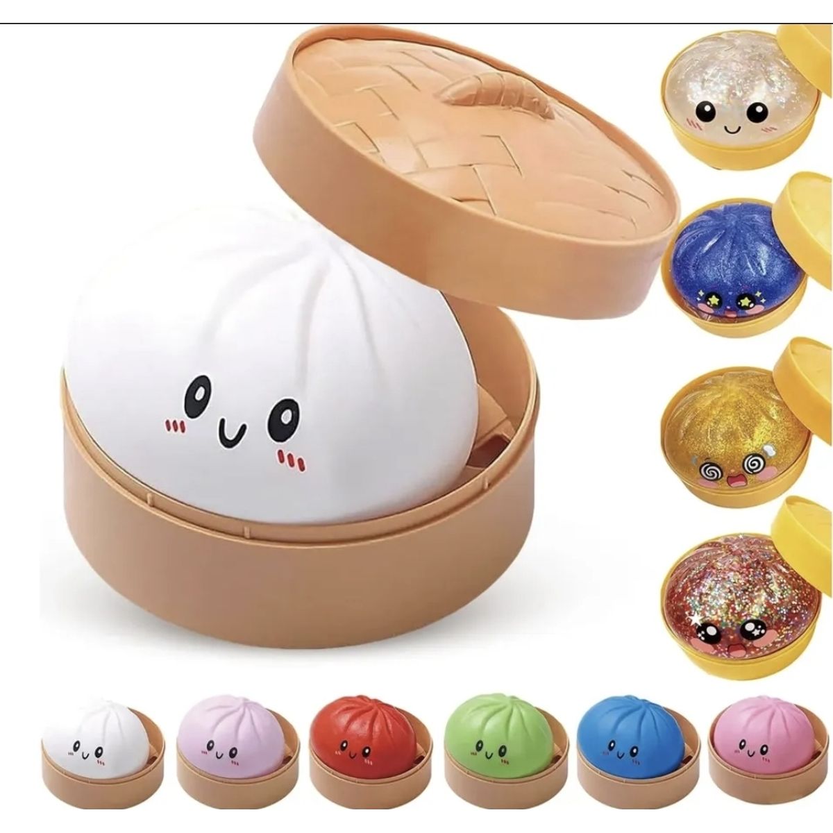 GENERICO - Bao squishy Viral Dumpling Sensorial al azar.