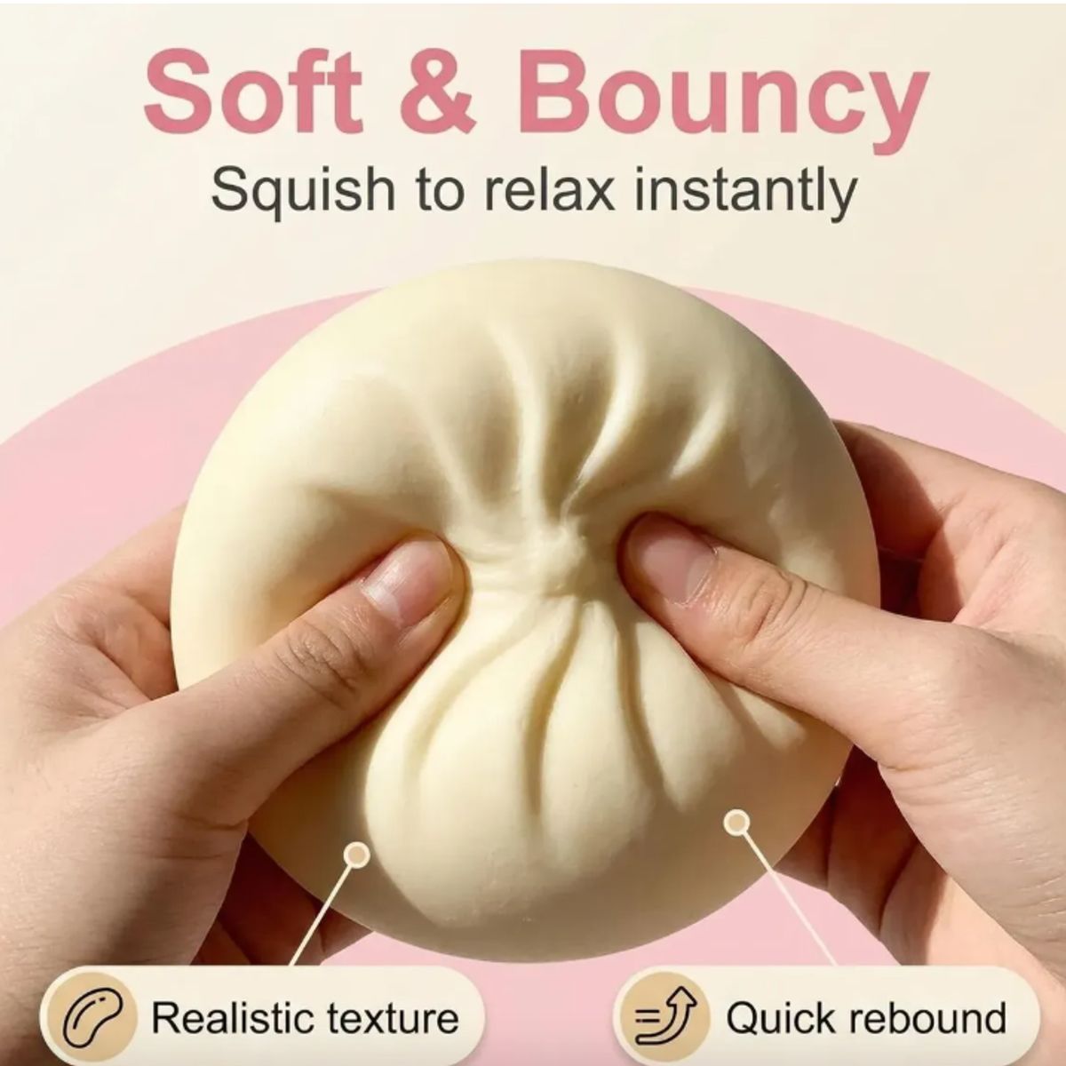GENERICO - Bao squishy Viral Dumpling Sensorial al azar.