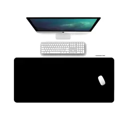 GENERICO - Mouse Pad Alfombrilla Protector Antideslizante 80x40 Negro