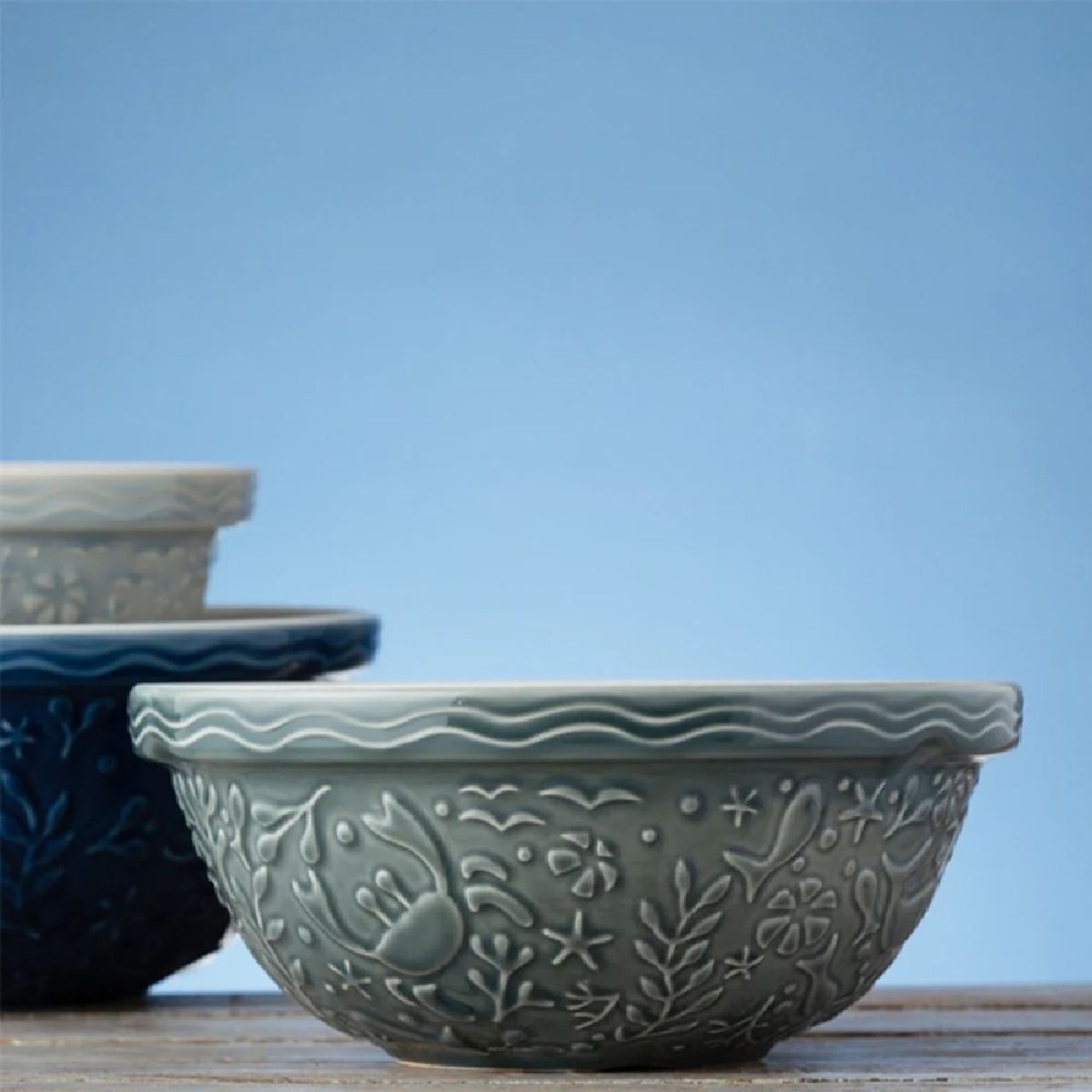 MASON CASH - Bowl Náutico Crab Gris 26cms