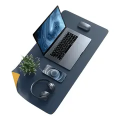 GENERICO - Alfombrilla Mousepad Cuero Doble Cara 80 X 40 Cm Impermeable
