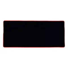 GENERICO - Mouse Pad Gamer Xl Antideslizante Borde Cosido 70x30cm Negro