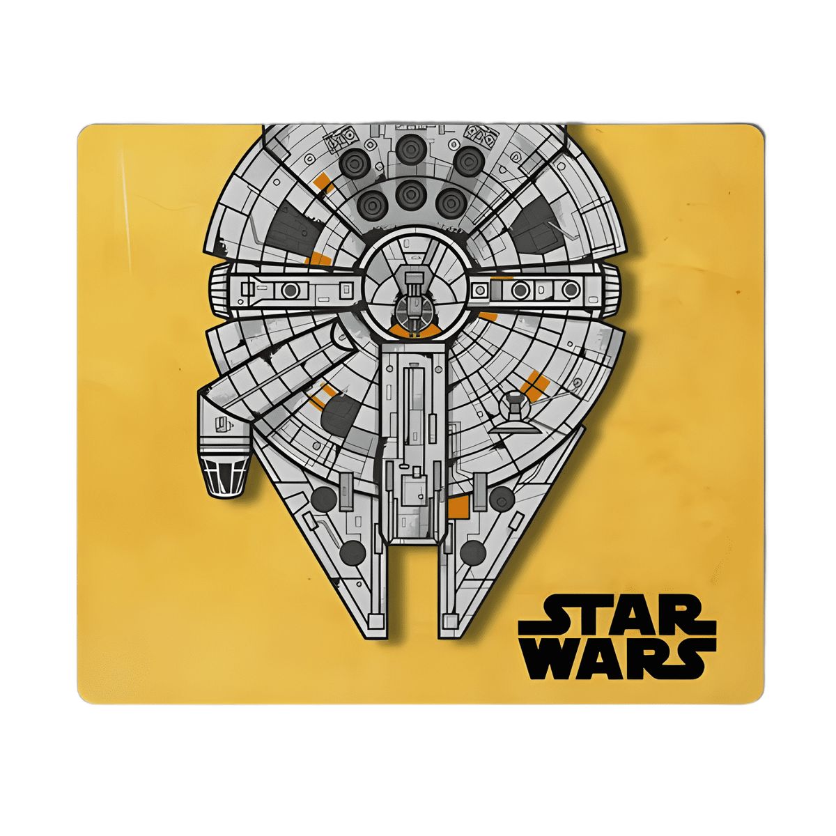 GENERICO - Mouse Pad Star Wars Millennium Falcon 24x20cm Gran Plus