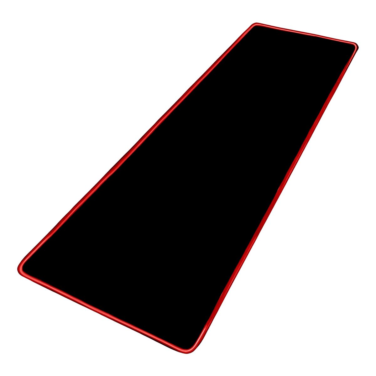 GENERICO - Mouse Pad Gamer Xl Extendido 70x30 Cm Grosor 3mm Roja
