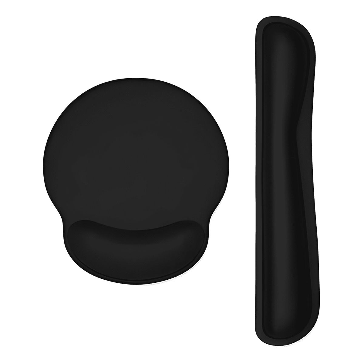 GENERICO - Reposa Muñecas para Teclado + Mouse Pad con Apoya Muñeca Max