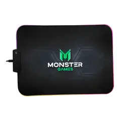 GENERICO - Mouse Pad Monster Gamer Pa351 Speed 35x25cm Negro