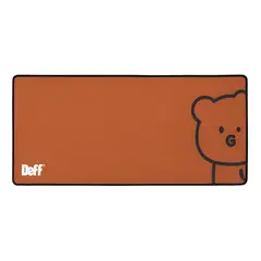 GENERICO - Mousepad Gamer XL Deff Bear Mapa Mundial 90x40 Cm