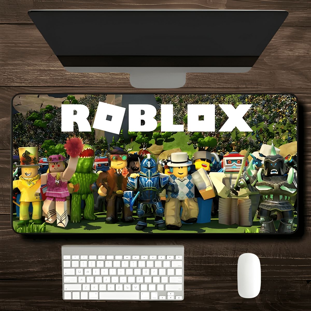 GENERICO - Mouse Pad Gamer Xxl Roblox - 80x40 Cm Gran Formato y Diseño
