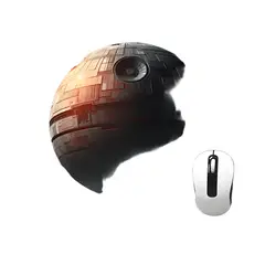GENERICO - Mouse Pad Estrella de la Muerte Star Wars 21x18,5 Cm