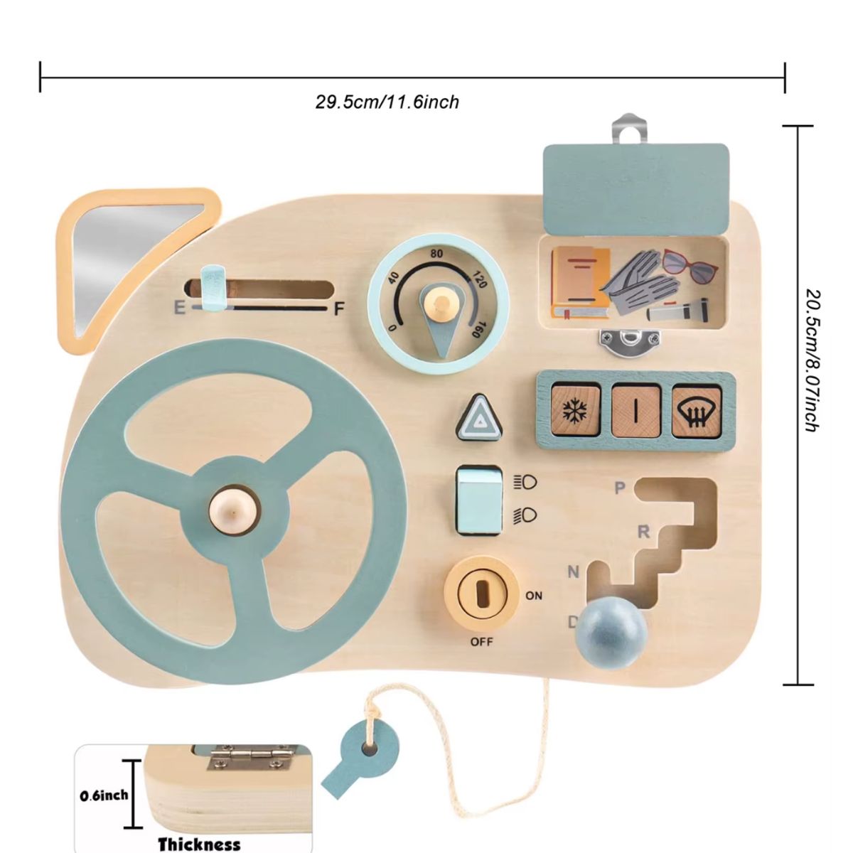 OEM - TABLERO DE VOLANTE SENSORIAL MONTESSORI