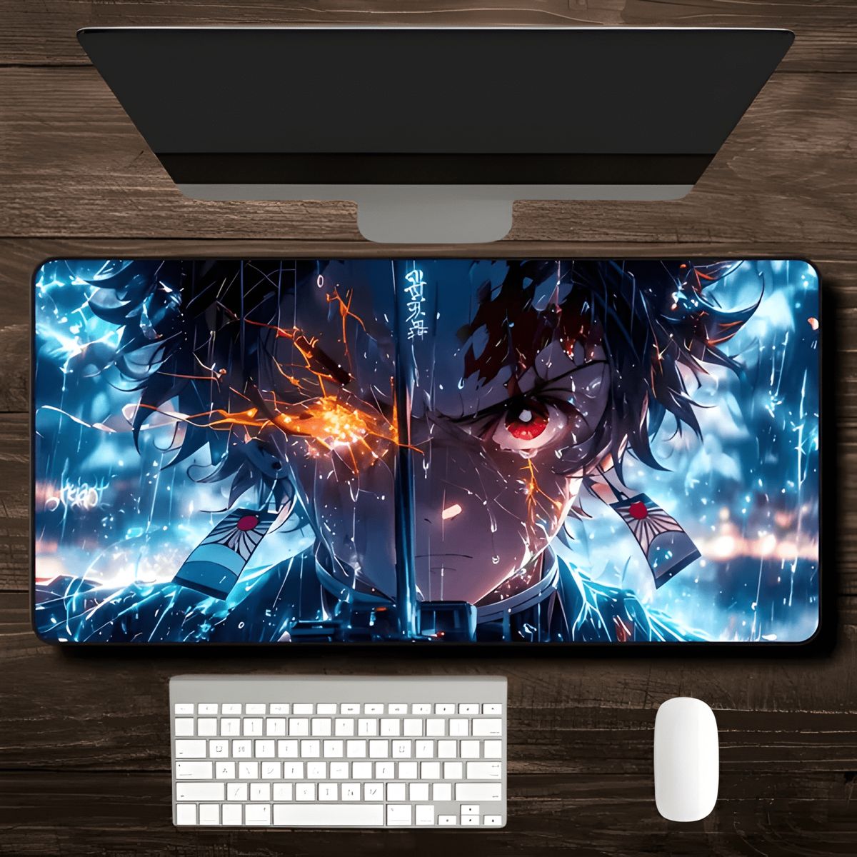 GENERICO - Mouse Pad Xxl Tanjiro Kamado - Demon Slayer - 80x40 Cm
