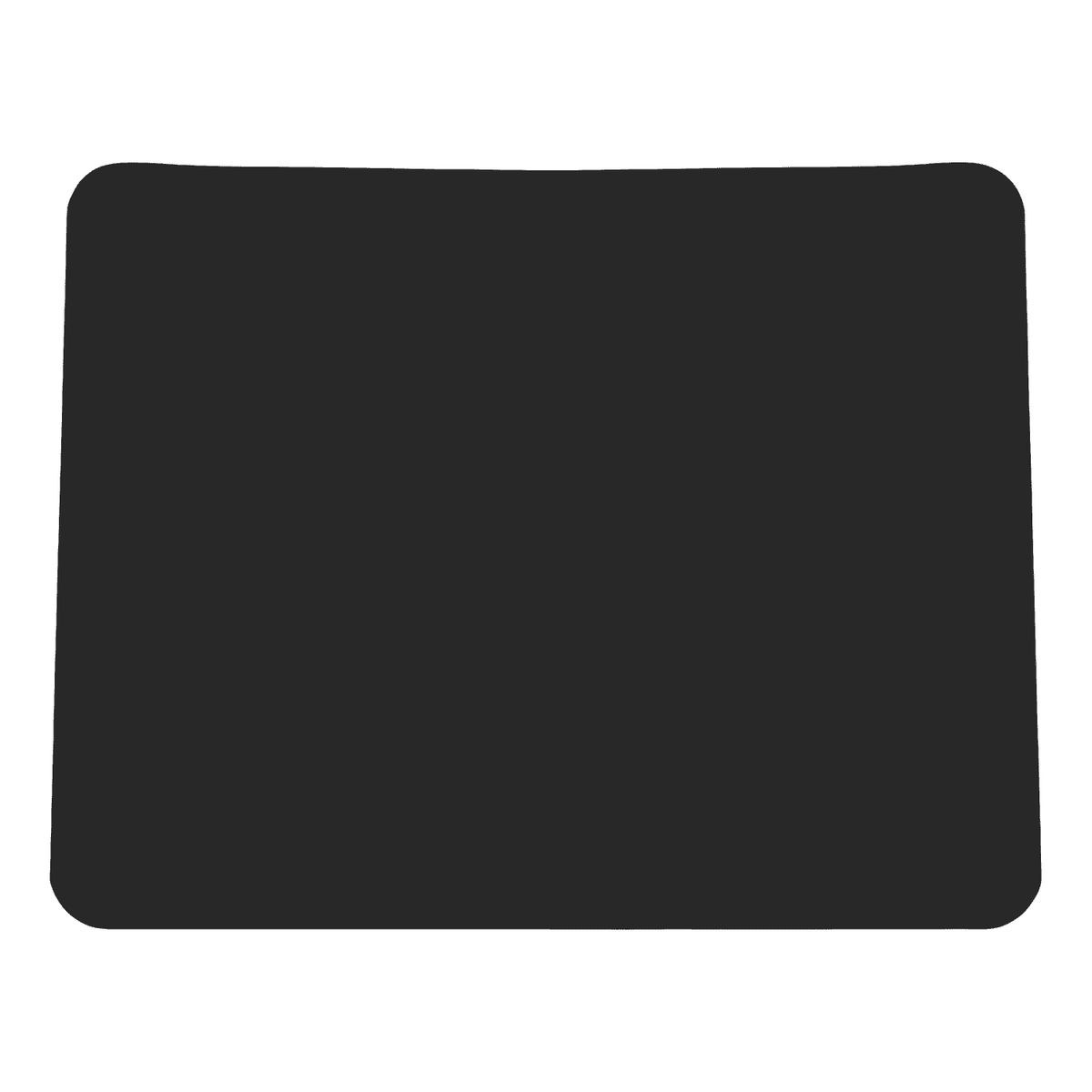 GENERICO - Mouse Pad Genérica Rectangular 18x22cm Negro