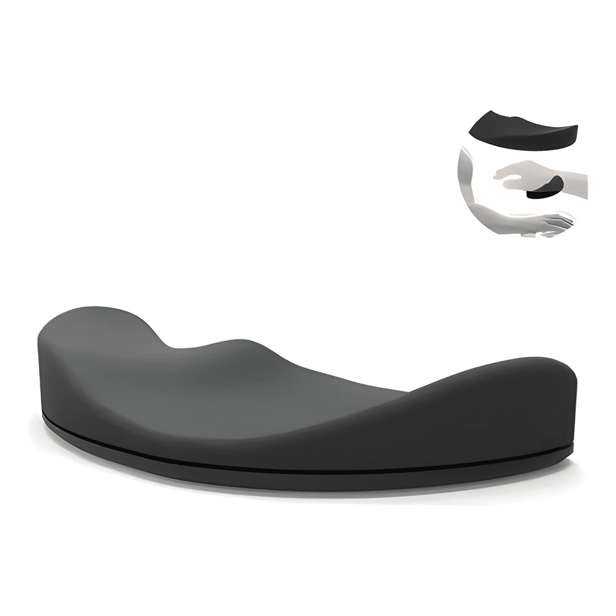 GENERICO - Almohadilla Ergonómica para Ratón Mouse Gel Silicona Gamer